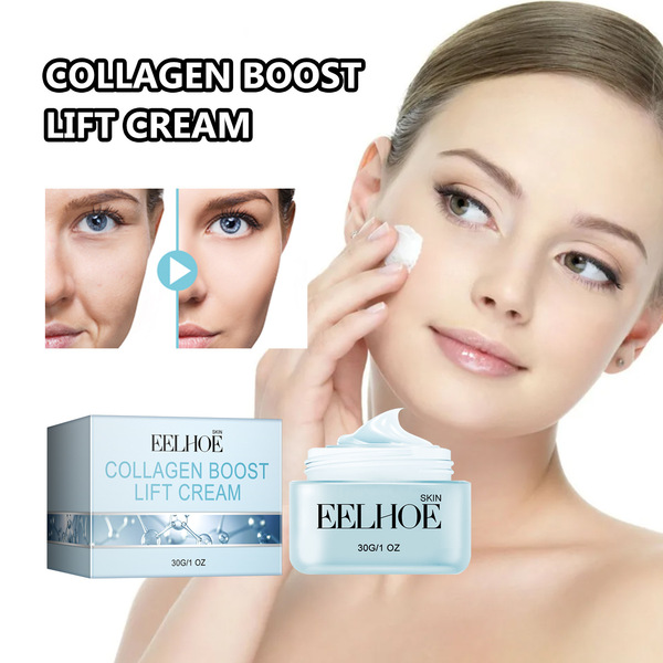 EELHOE collagen anti-wrinkle cream reduces wrinkles and nasolabial folds, moisturizes and tightens the skin, anti-aging cream