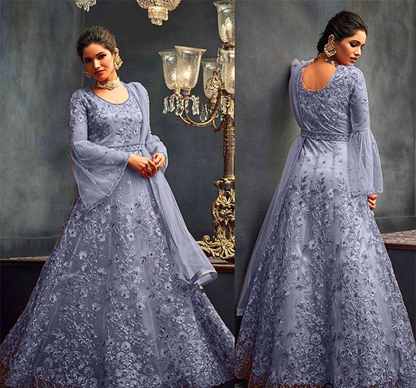 Net Anarkali Suit