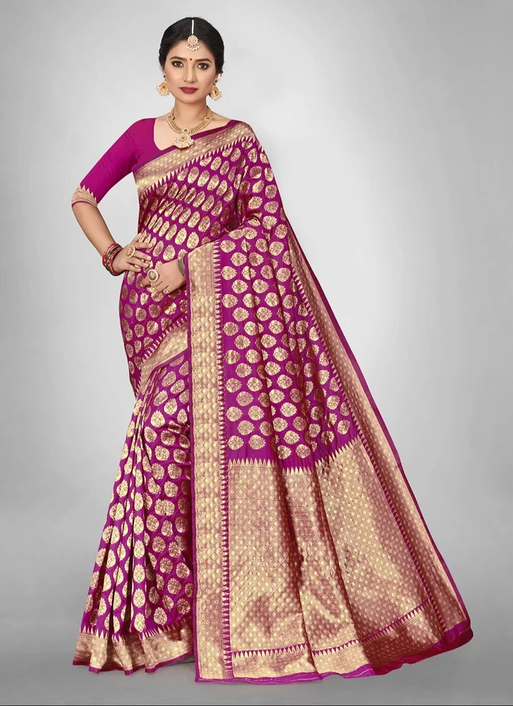 Banarasi Jacquard Silk Saree