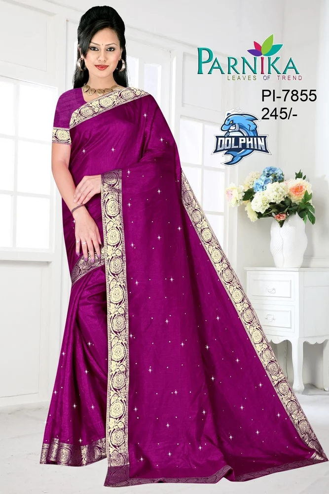 Silk TRENDING DESIGNER LOW RATE FANCY SAREE